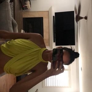 Superdown Emani Wrap Crop Top In Green